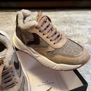 Voile Blanche shearling sneakers